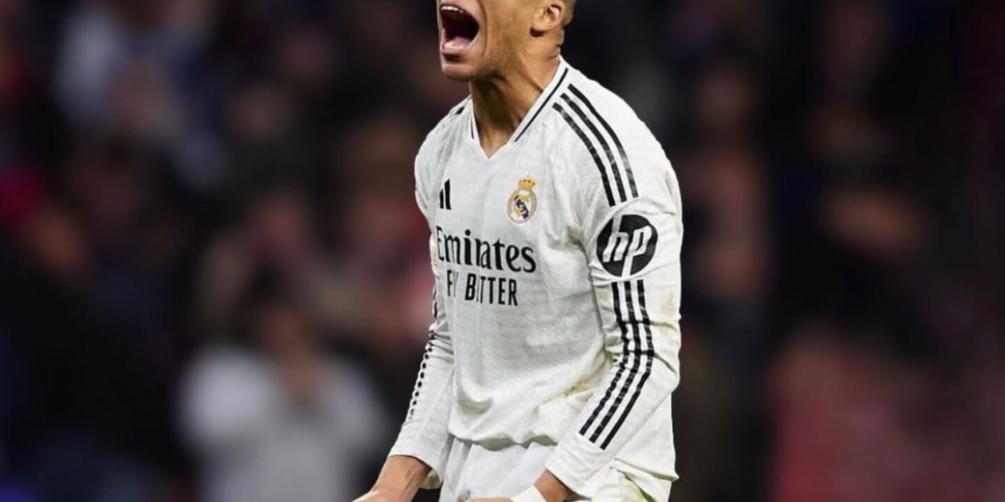 Kylian Mbappe reacts to breaking Ronaldo’s Real Madrid record