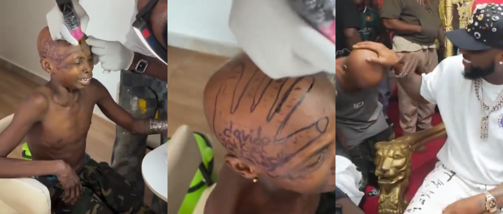 Kolu Tattoos Spot Davido Touched on His Head During Carter Efe’s Livestream