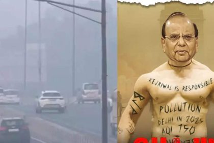 ‘Delhi ka Gajni’: AAP launches poster attack on LG Vinai Kumar Saxena over air pollution