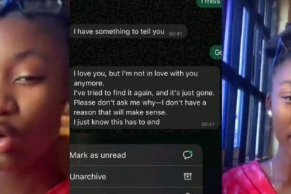 Lady Urges Boyfriend To Attend Shiloh, Receives Breakup Message Days Later