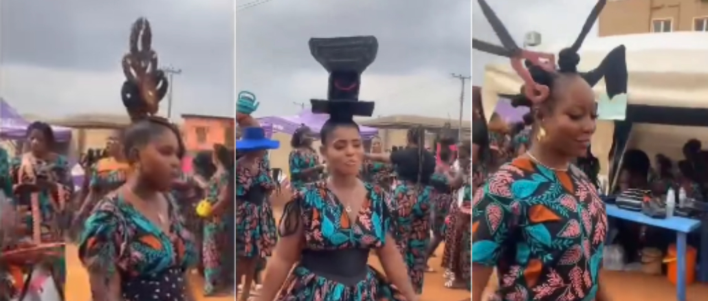 Hairdressers Stun Crowd With Creative Hairstyles At Year-End Festivities