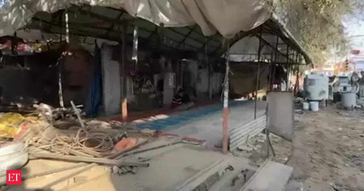 4 cops hurt in stone-pelting during anti-encroachment operation outside Jaipur mosque