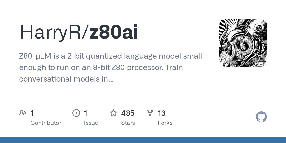 Show HN: Z80-μLM, a ‘Conversational AI’ That Fits in 40KB