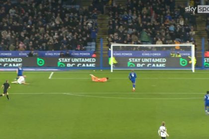 Leicester vs Derby: Jordan James gives Leicester a 2-1 lead before half-time