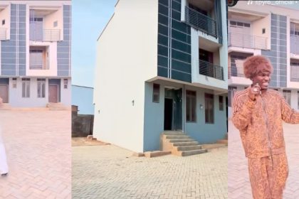 “Latest Landlady in Abuja”-Spyro Gifts Wife a House in Abuja After She Asked for Wigs and a Phone