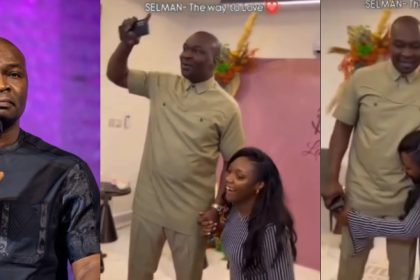 Netizens React As Apostle Selman Refers To Woman As “My Love” At Birthday Party