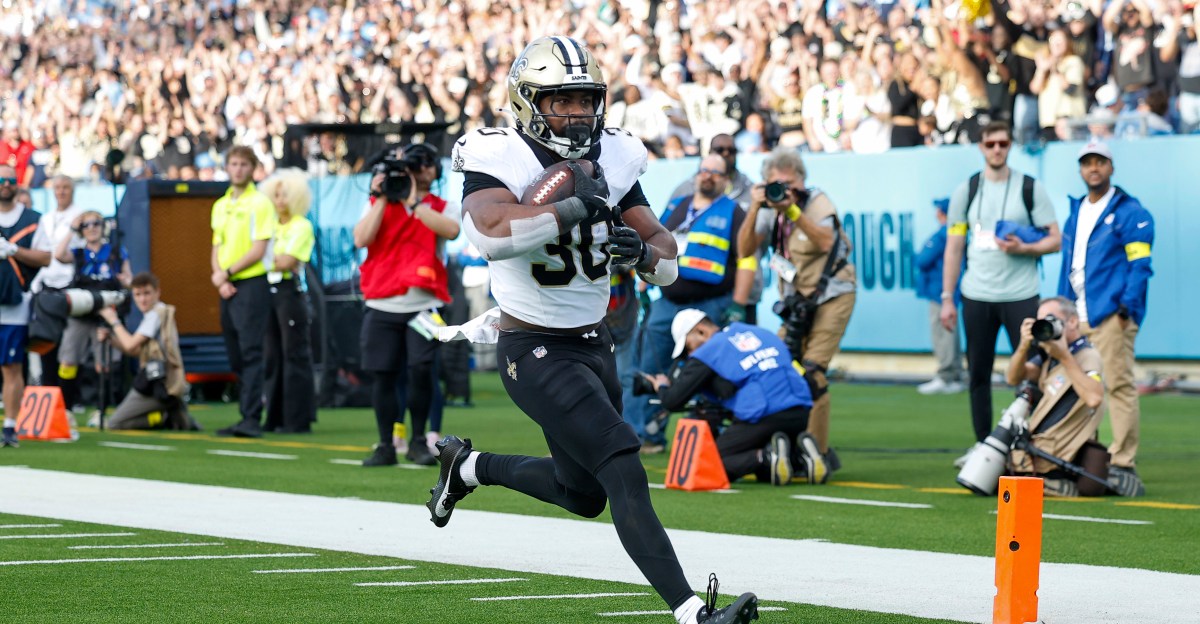 Who was the Saints’ breakout player vs. the Titans?