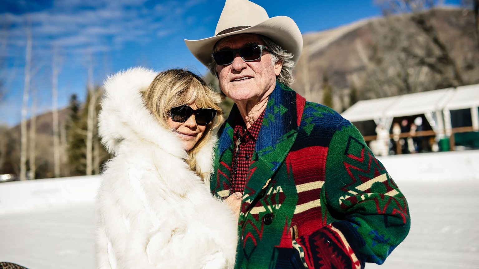Goldie Hawn’s famous family are all smiles in candid new photo from the slopes in Aspen