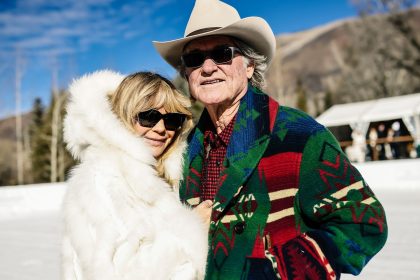 Goldie Hawn’s famous family are all smiles in candid new photo from the slopes in Aspen