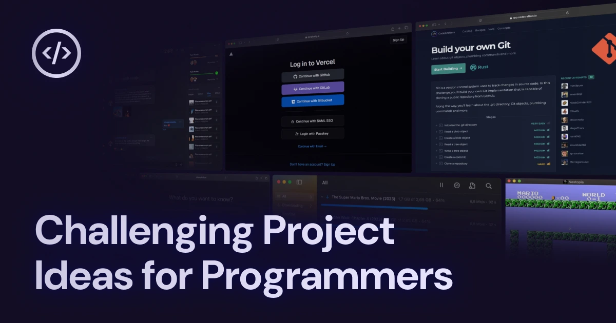 Project ideas to appreciate the art of programming