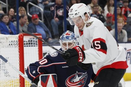 Columbus Blue Jackets arrive in the nick of time to face the Senators