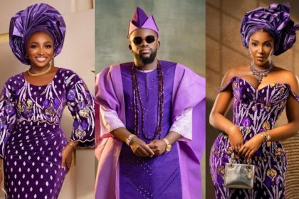 The Purple Asoebi Slayed! See the Stunning Looks from Mercy Aigbe’s Party