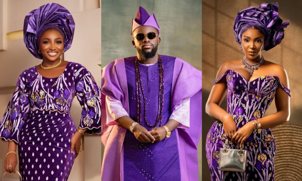 The Purple Asoebi Slayed! See the Stunning Looks from Mercy Aigbe’s Party