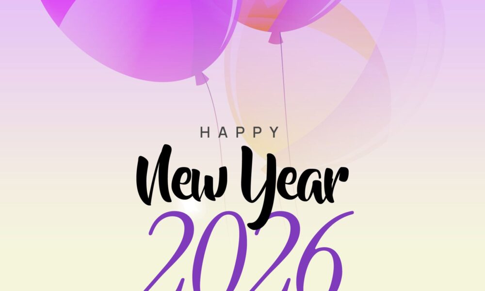 Cheers to Love, Laughter & New Beginnings — Happy 2026!