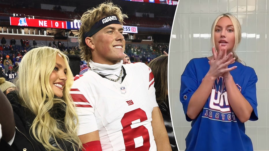 Giants’ Jaxson Dart appears to make relationship with influencer, ring girl girlfriend official