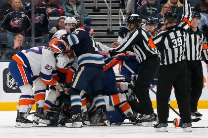 Islanders’ retaliation sparks mayhem during loss to Blue Jackets