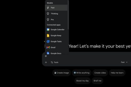 Gemini app gets faster model switching from @-menu