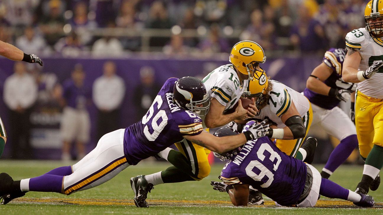 ‘I had 23’: Revisiting the sack ruling that separates Jared Allen and Myles Garrett