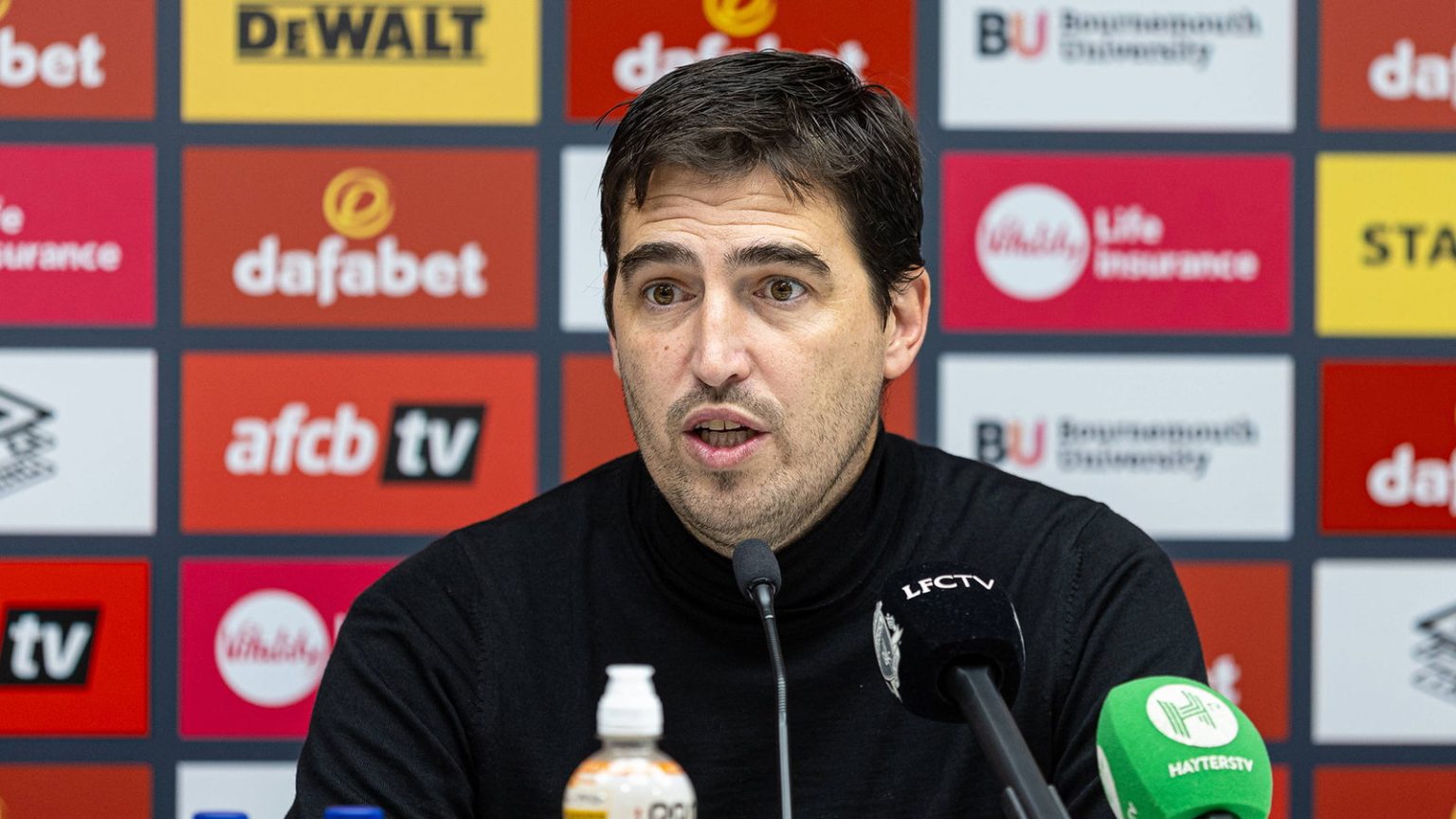 Andoni Iraola admits ‘Very tricky and delicate situation’ with so few players available for Newcastle match