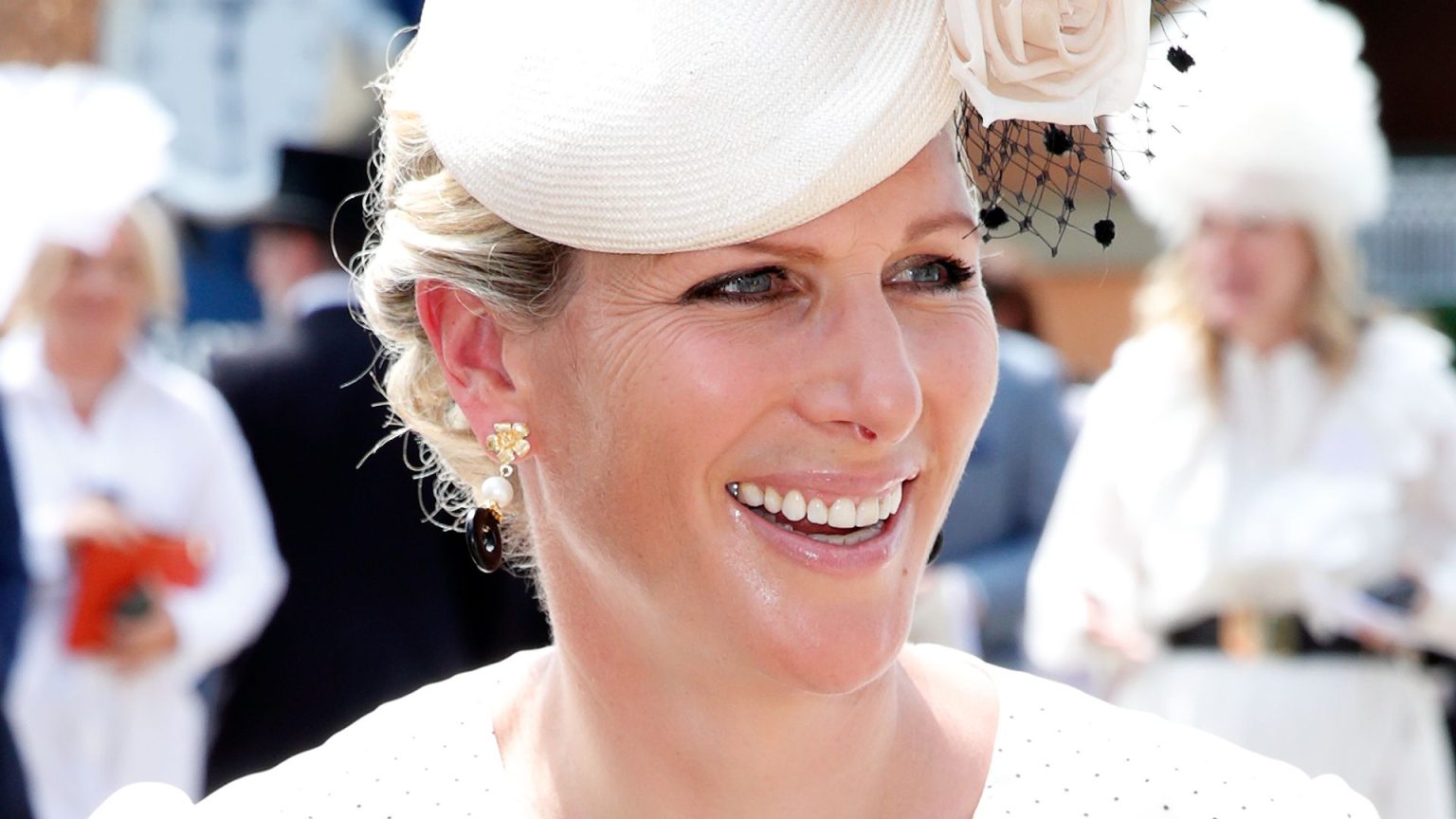 Zara Tindall is a modern-day Disney Princess in glittering new puff sleeve dress