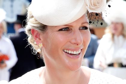 Zara Tindall is a modern-day Disney Princess in glittering new puff sleeve dress