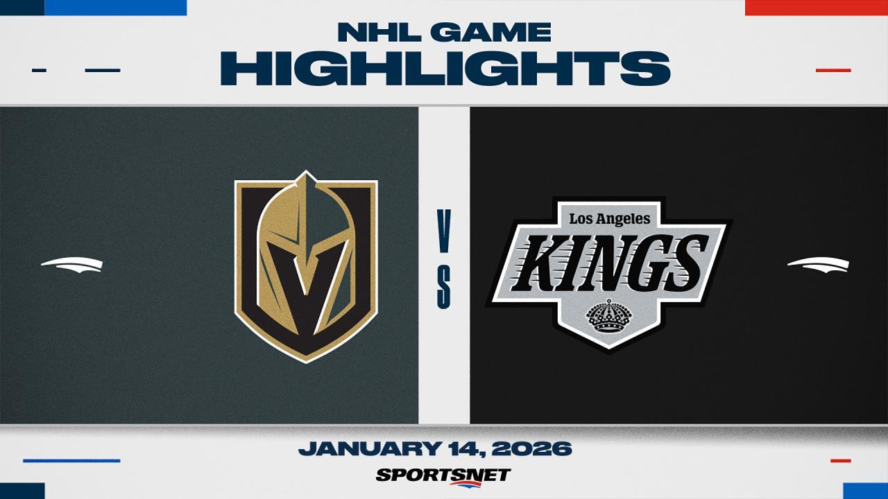 NHL Highlights: Golden Knights 3, Kings 2 (OT)