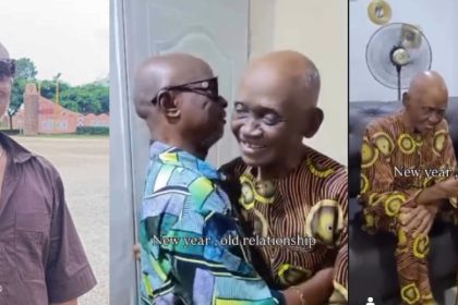 Tony Akposheri Melts Hearts Visiting Veteran Actor Clarus From New Masquerade