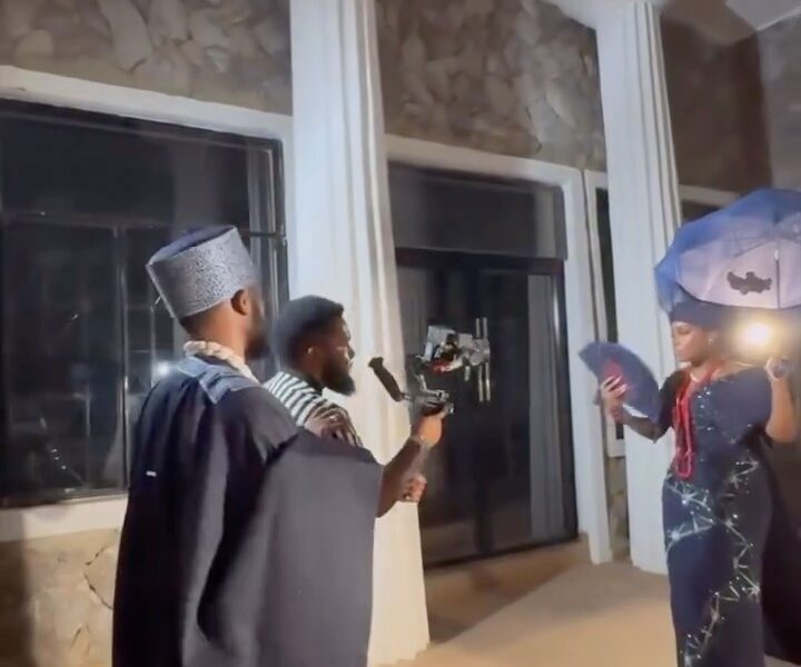 Watch as This Groom Playfully Hijacks the Camera From the Videographer to Film His Bride