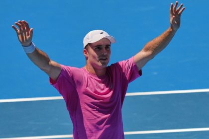 Australian Open: Britain’s Arthur Fery records statement first-round win over Wimbledon quarter-finalist Flavio Cobolli