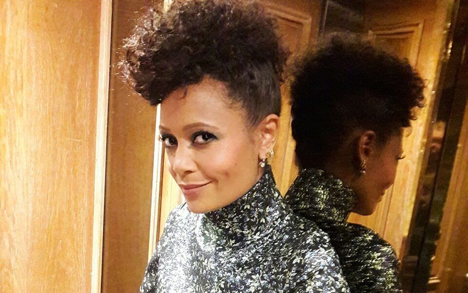 Thandiwe Newton Brings Ease and Style to the Jennifer Hudson Spirit Tunnel