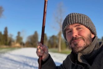 David Beckham inundated with questions after frosty snaps from £12m country manor