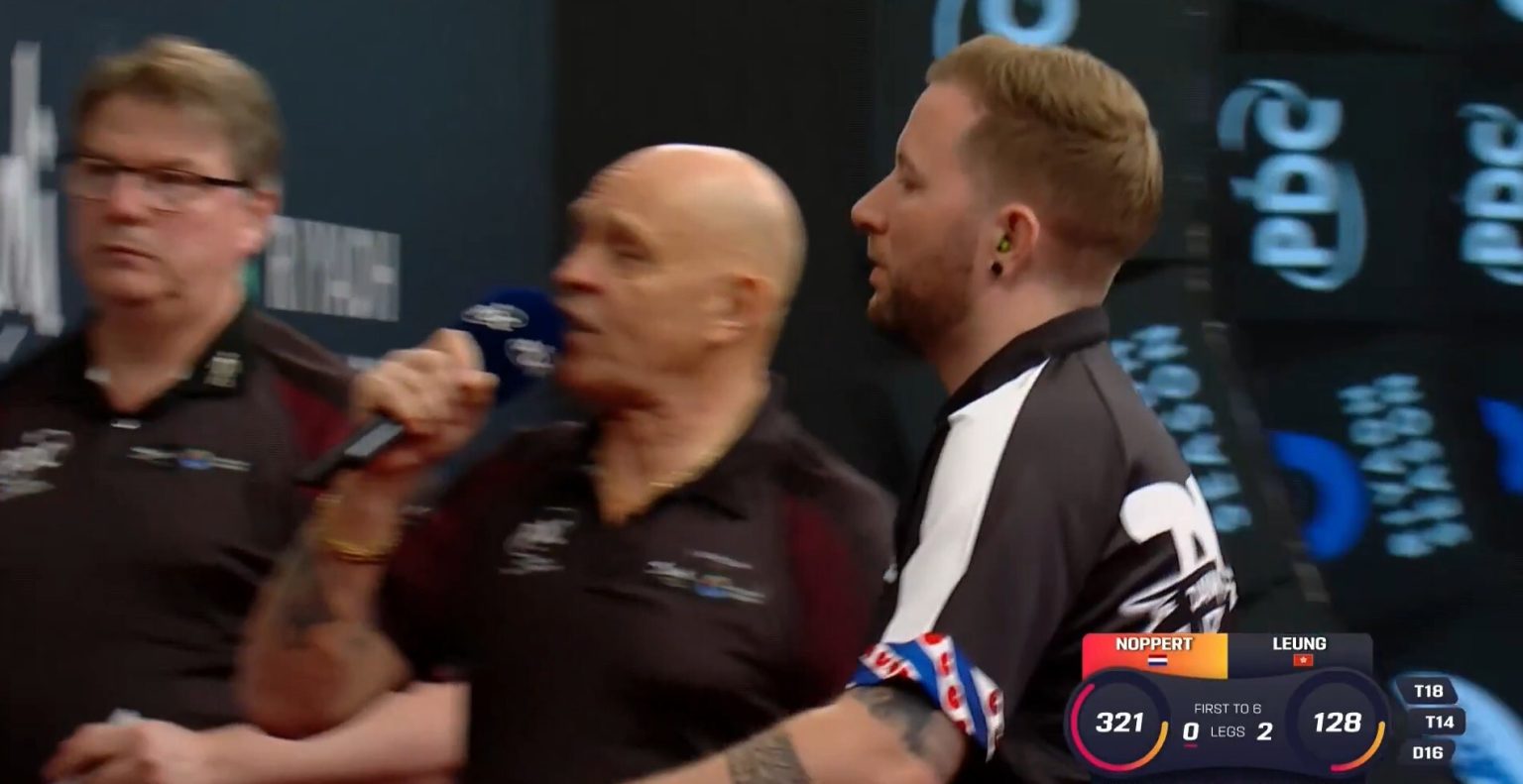 Darts star spotted wearing ear plugs during shock defeat despite ‘quiet’ atmosphere