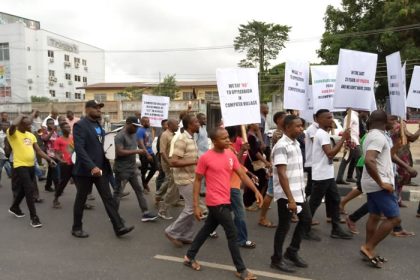 Indigenous contractors protest in Abuja over unpaid N4 trillion debts
