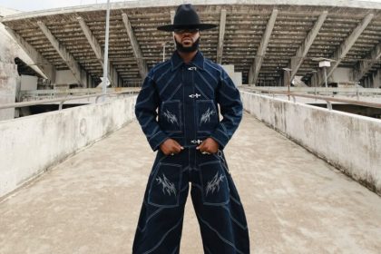 Akin Faminu Proves Denim Doesn’t Have to Be Basic with This Bold Statement Outfit
