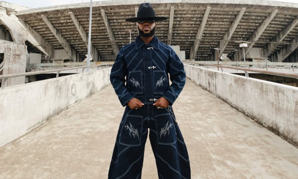 Akin Faminu Proves Denim Doesn’t Have to Be Basic with This Bold Statement Outfit