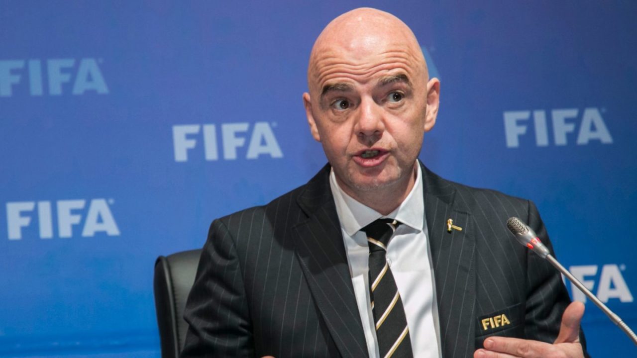 Gianni Infantino reacts to Senegal protest in AFCON 2025 final