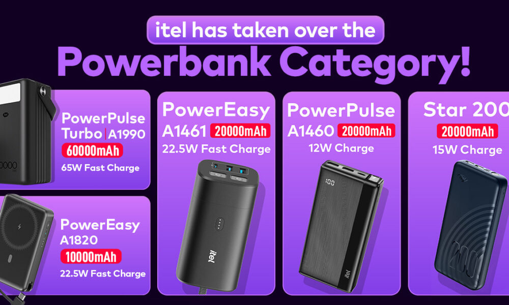 Itel Power Banks to Keep You Charged: Strong, Reliable, and Always Ready