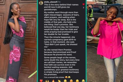 Nigerian lady becomes viral sensation because of her unique name, people wonder how come