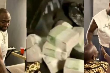 Davido Gifts TikTok Chef Jaskaro’s Mother ₦10 Million During Special Visit