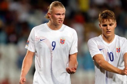 ‘It’s very relaxed and we’re good friends – and that’s how it should be. Whatever happens during the game stays out on the pitch’ Martin Odegaard on his relationship with international team-mate and club rival Erling Haaland