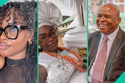 Emotional photo goes viral as grieving daughter sits beside her late father’s coffin