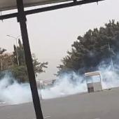 BREAKING: Police Fire Teargas At Peaceful Protesters Demanding Electronic Vote Transmission At National Assembly, Abuja