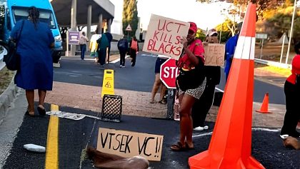 CAMPUS CHAOS: UCT registration disrupted as students demand end to fee blocks