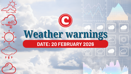 Weather alert: A fine and wet day ahead with heavy downpours in KZN