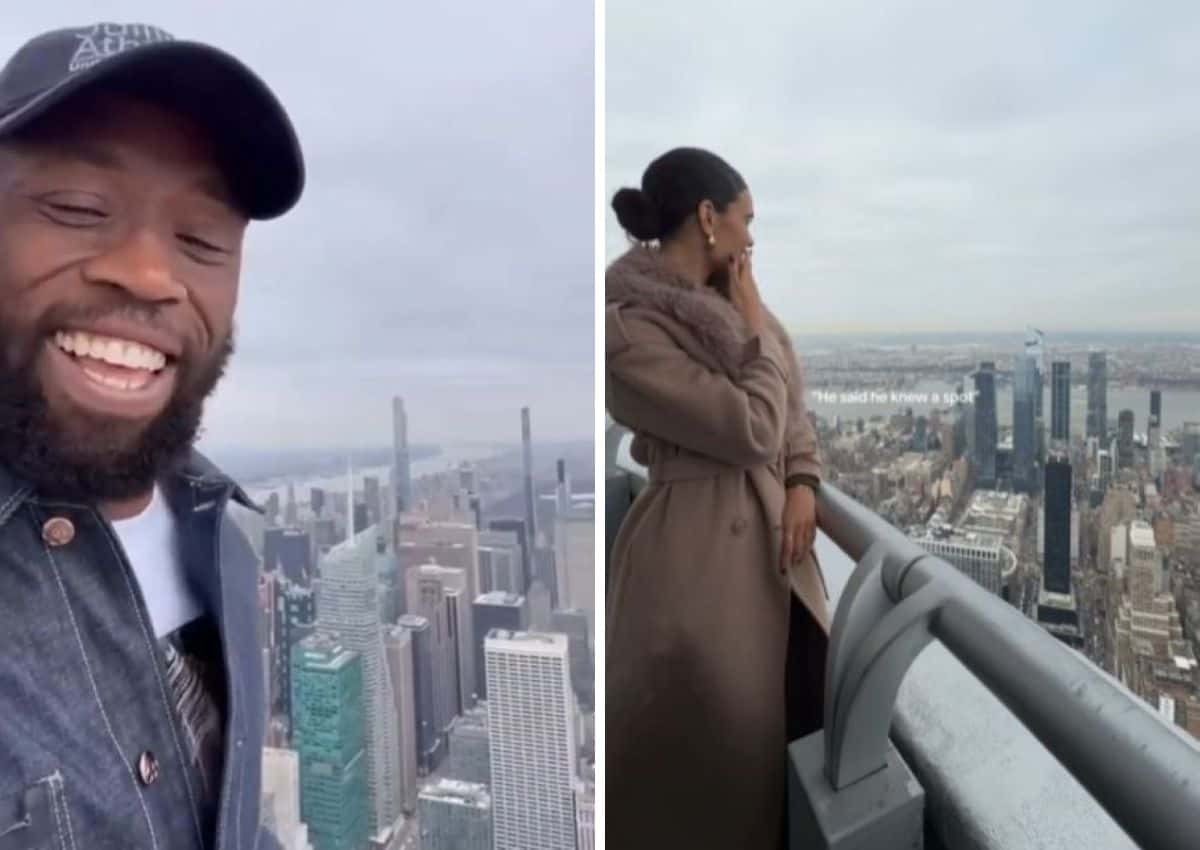 Engagement bling buzz: Springboks star Siya Kolisi and Rachel John in New York [Watch]