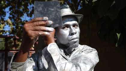 LET ME ENTERTAIN YOU: Joburg’s ‘silver men’ on the politics and paint of street performing