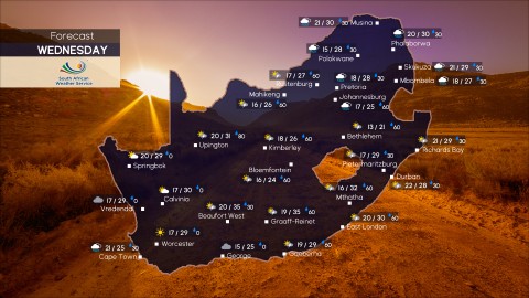 Weather forecast | Wednesday, 25 March 2026