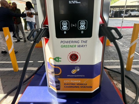 Johannesburg goes electric: City unveils EV charging station