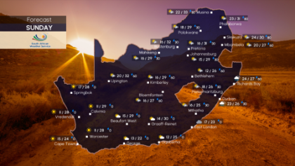 Weather forecast | Sunday, 29 March 2026