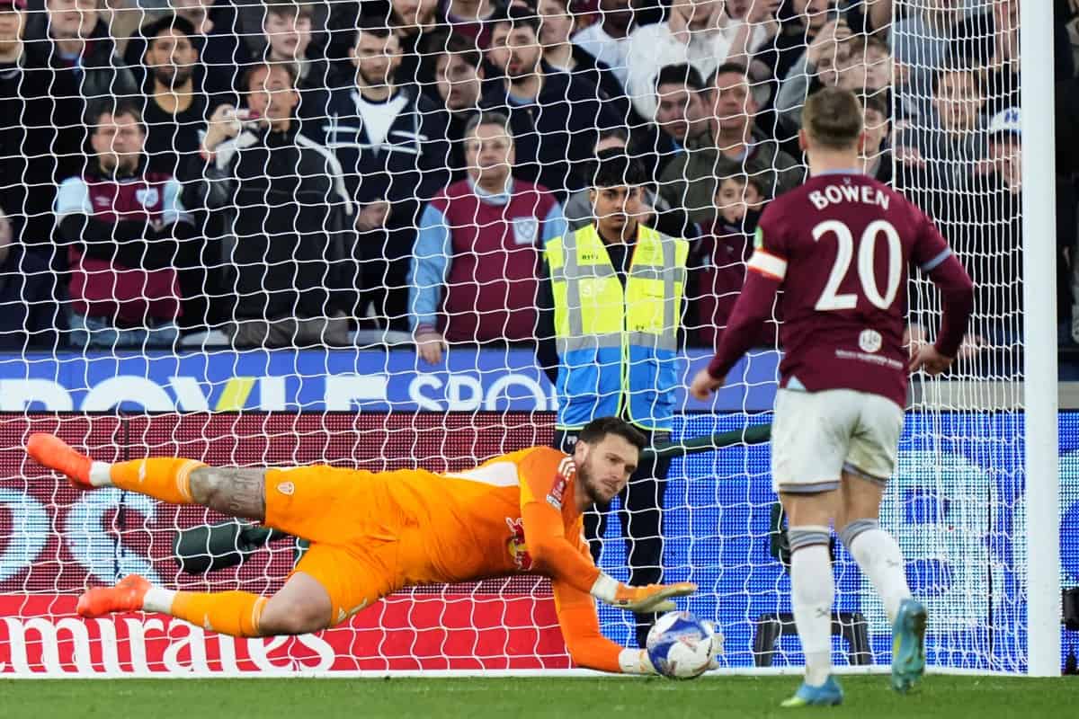 Leeds beat West Ham in shootout to reach FA Cup semis